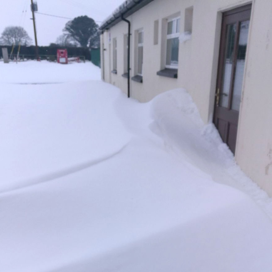 north kildare in the snow 